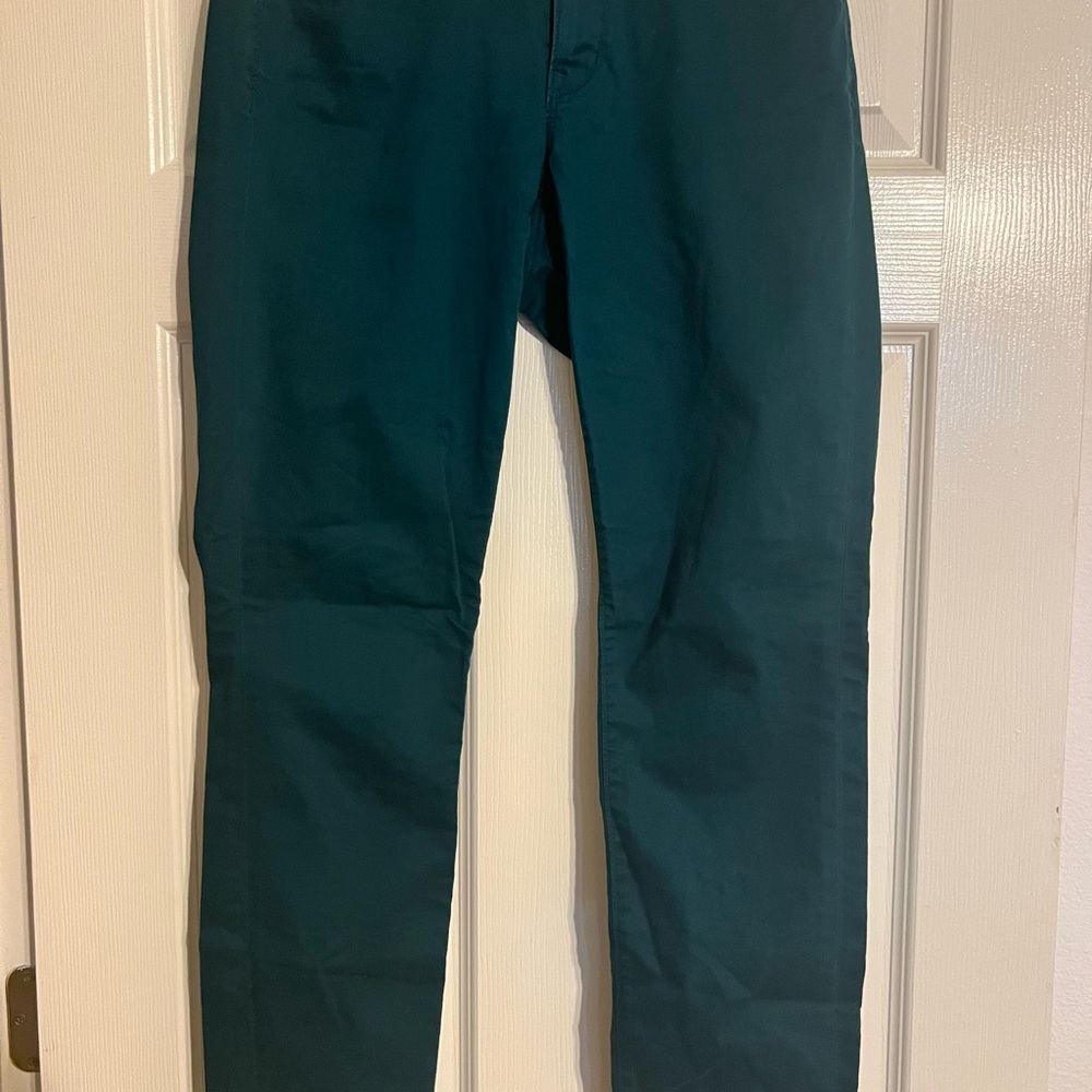 Teal curvy skinny stretch jeans
